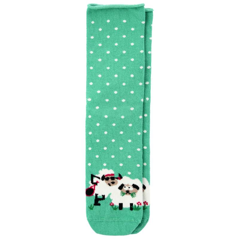 1 Paar Damen Socken mit Schaf-Motiv von Gina Benotti