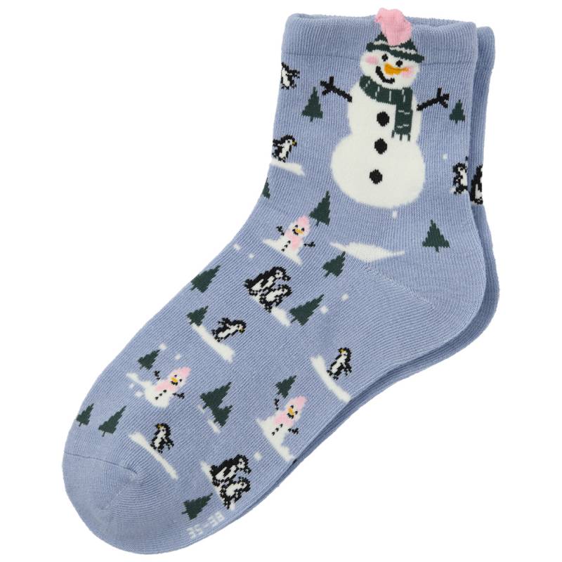 1 Paar Damen Socken mit Schneemann 1 Paar Damen Socken mit Schneemann von Gina Benotti