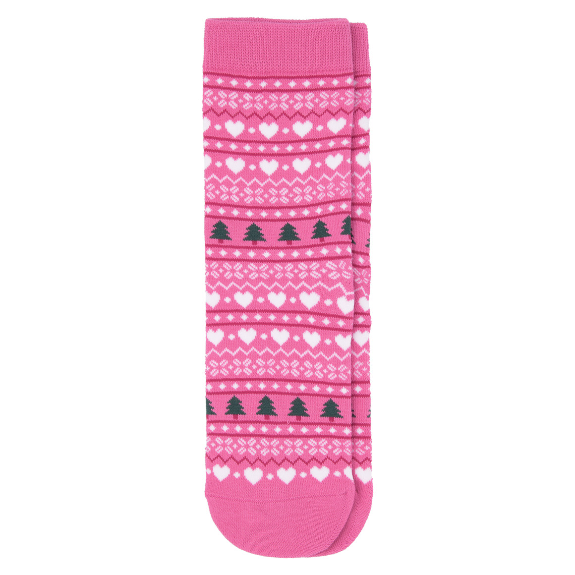 1 Paar Damen Weihnachtssocken Allover-Muster von Gina Benotti