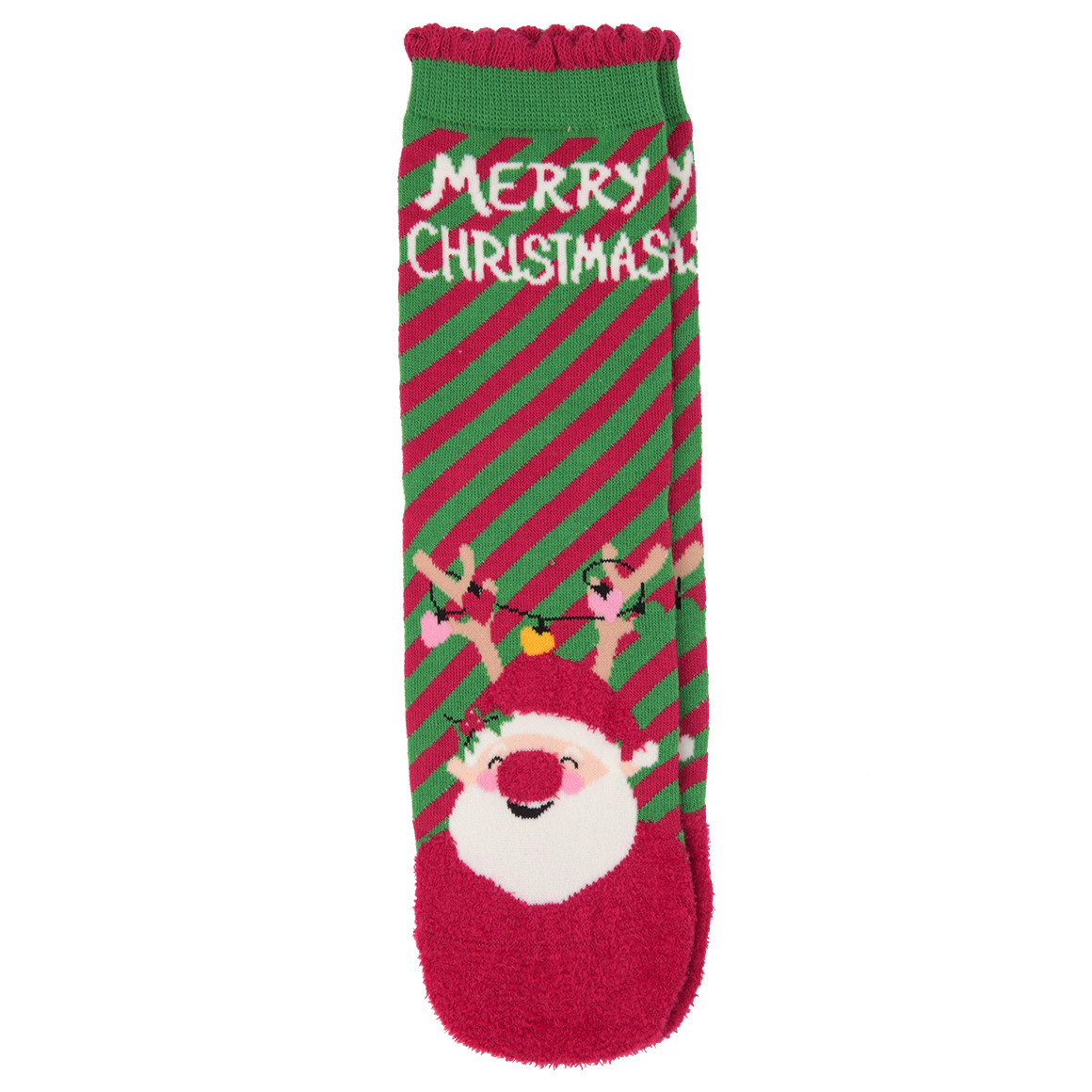 1 Paar Damen Weihnachtssocken flauschig 1 Paar Damen Weihnachtssocken flauschig von Gina Benotti