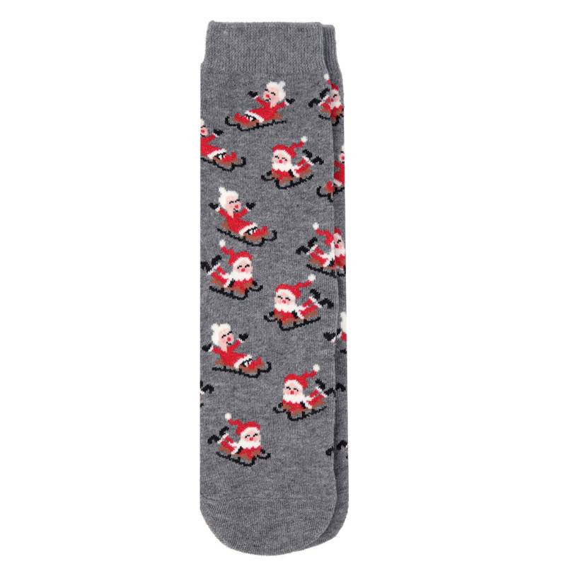 1 Paar Damen Weihnachtssocken mit Glitzer von Gina Benotti