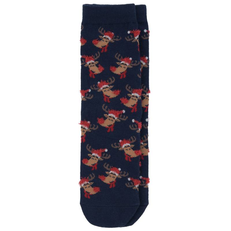 1 Paar Damen Weihnachtssocken mit Rentieren von Gina Benotti