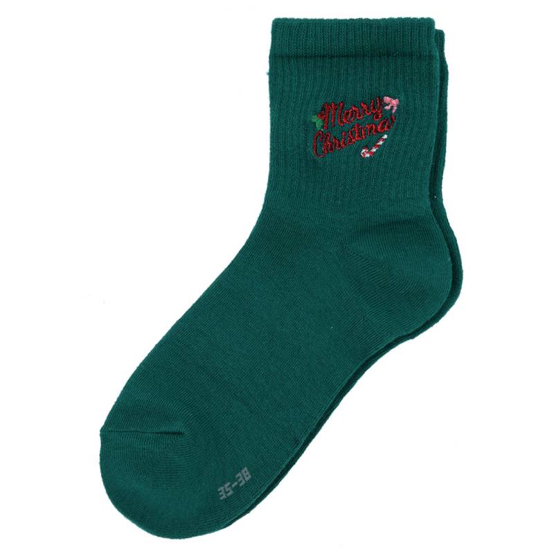 1 Paar Damen Weihnachtssocken mit Stickerei 1 Paar Damen Weihnachtssocken mit Stickerei von Gina Benotti