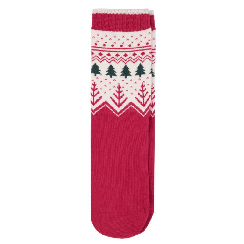 1 Paar Damen Weihnachtssocken schlicht von Gina Benotti