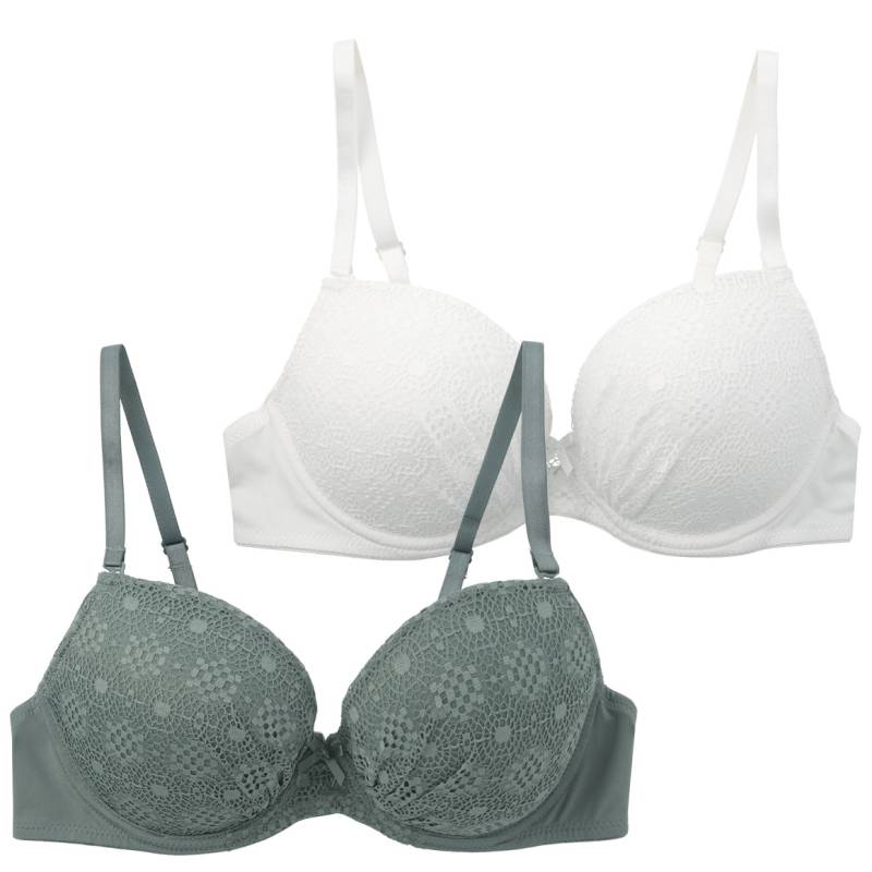 2 Damen Bügel-BHs mit Spitze 2 Damen Bügel-BHs mit Spitze von Gina Benotti