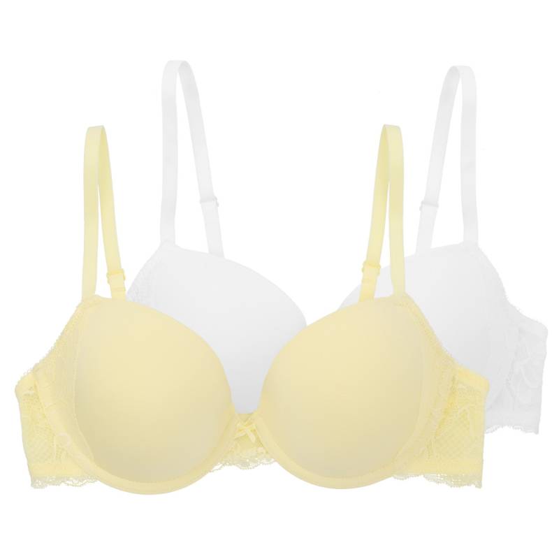 2 Damen Bügel-BHs mit Spitze 2 Damen Bügel-BHs mit Spitze von Gina Benotti