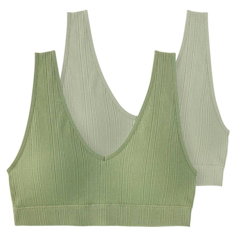 2 Damen Bustiers mit Feinripp-Struktur 2 Damen Bustiers mit Feinripp-Struktur von Gina Benotti