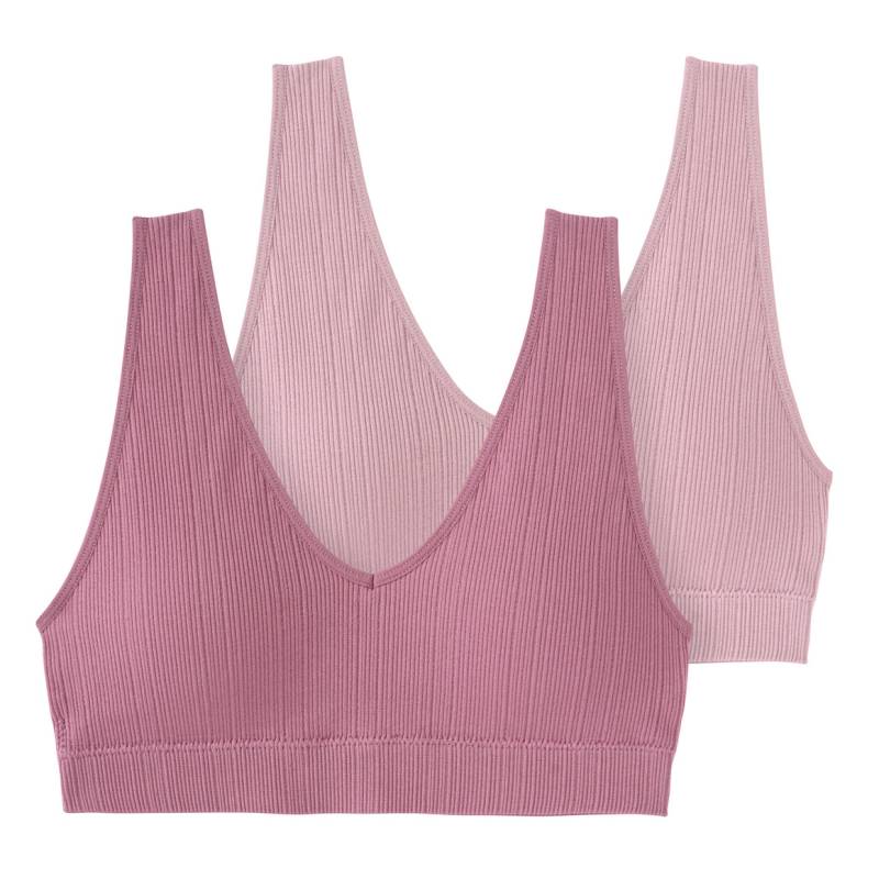 2 Damen Bustiers mit Feinripp-Struktur 2 Damen Bustiers mit Feinripp-Struktur von Gina Benotti