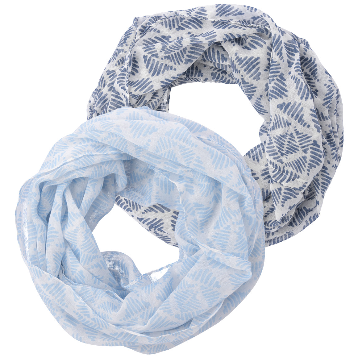 2 Damen Rundschals mit Allover-Muster 2 Damen Rundschals mit Allover-Muster von Gina Benotti