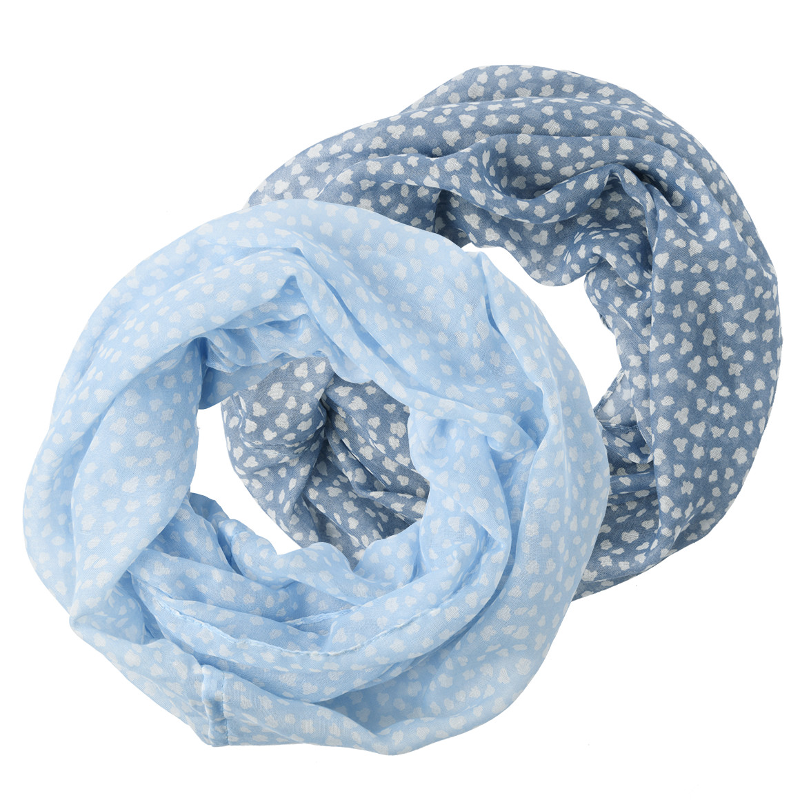 2 Damen Rundschals mit Allover-Muster 2 Damen Rundschals mit Allover-Muster von Gina Benotti