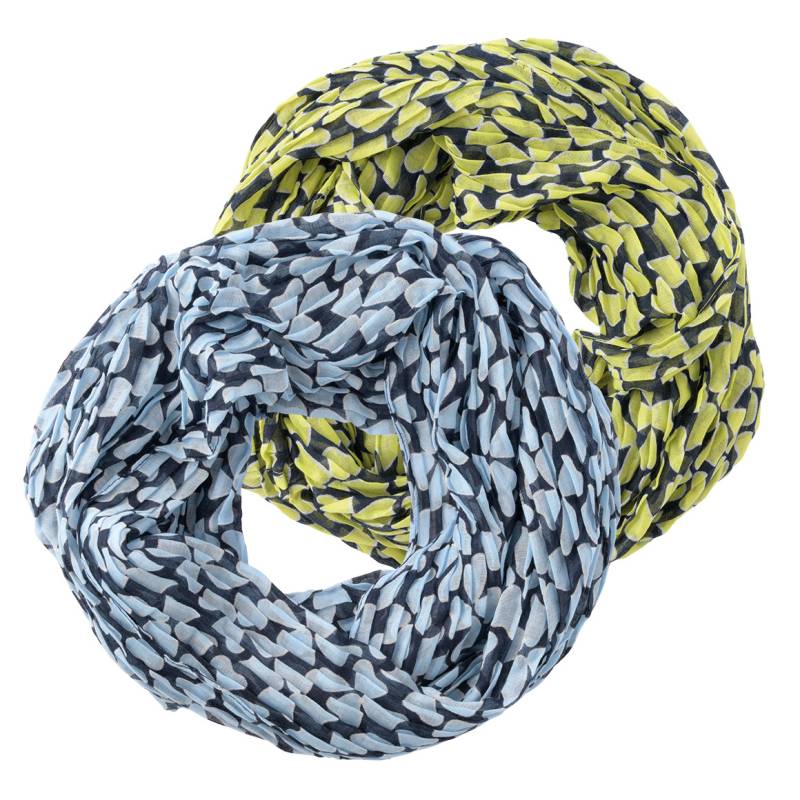 2 Damen Rundschals mit Crinkle-Struktur 2 Damen Rundschals mit Crinkle-Struktur von Gina Benotti