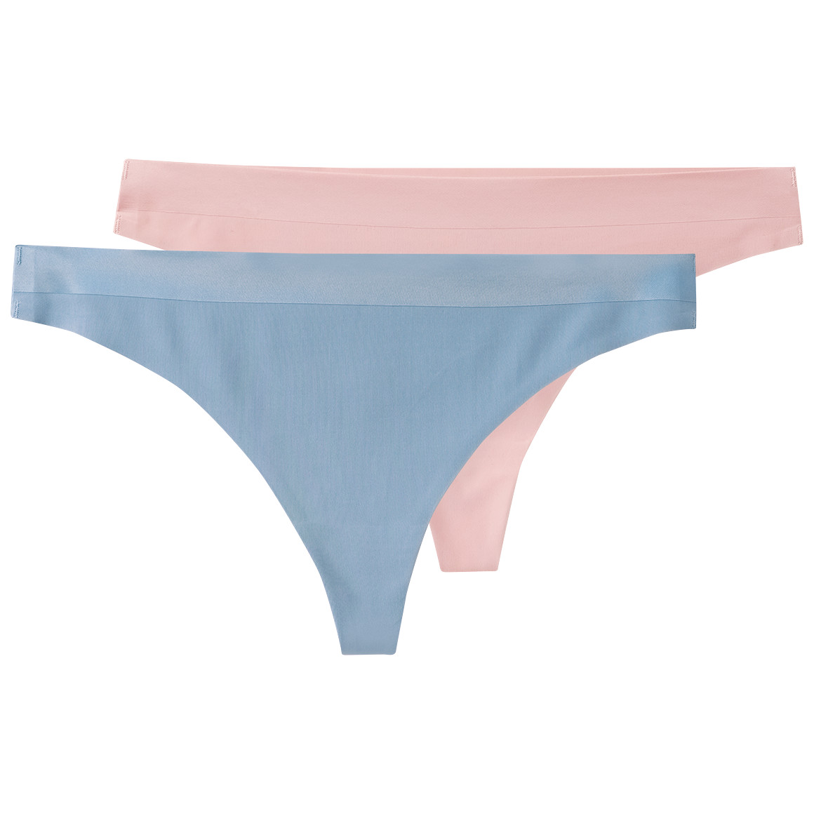 2 Damen Seamless-Strings mit Glanz-Bündchen von Gina Benotti