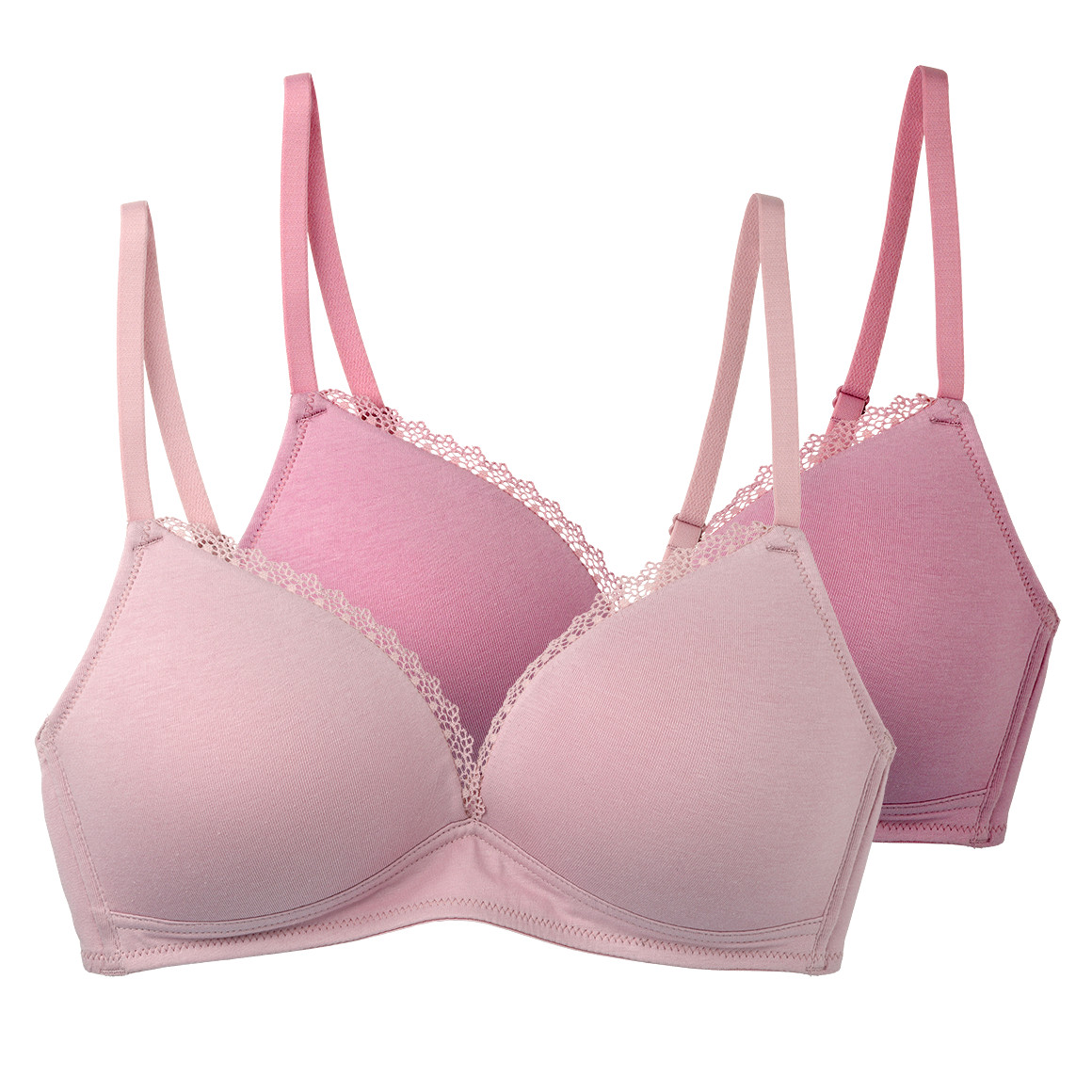 2 Damen Soft-BHs mit Spitze 2 Damen Soft-BHs mit Spitze von Gina Benotti