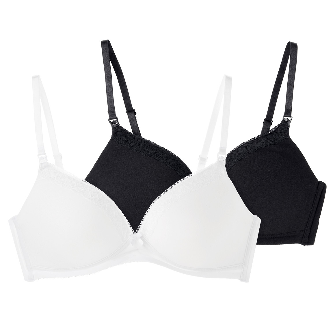 2 Damen Still-BHs aus Bio-Baumwolle 2 Damen Still-BHs aus Bio-Baumwolle von Gina Benotti
