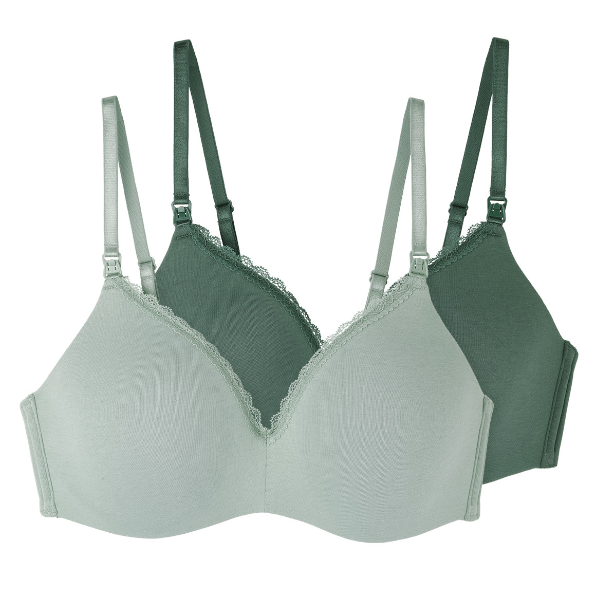 2 Damen Still-BHs mit Bio-Baumwolle 2 Damen Still-BHs mit Bio-Baumwolle von Gina Benotti