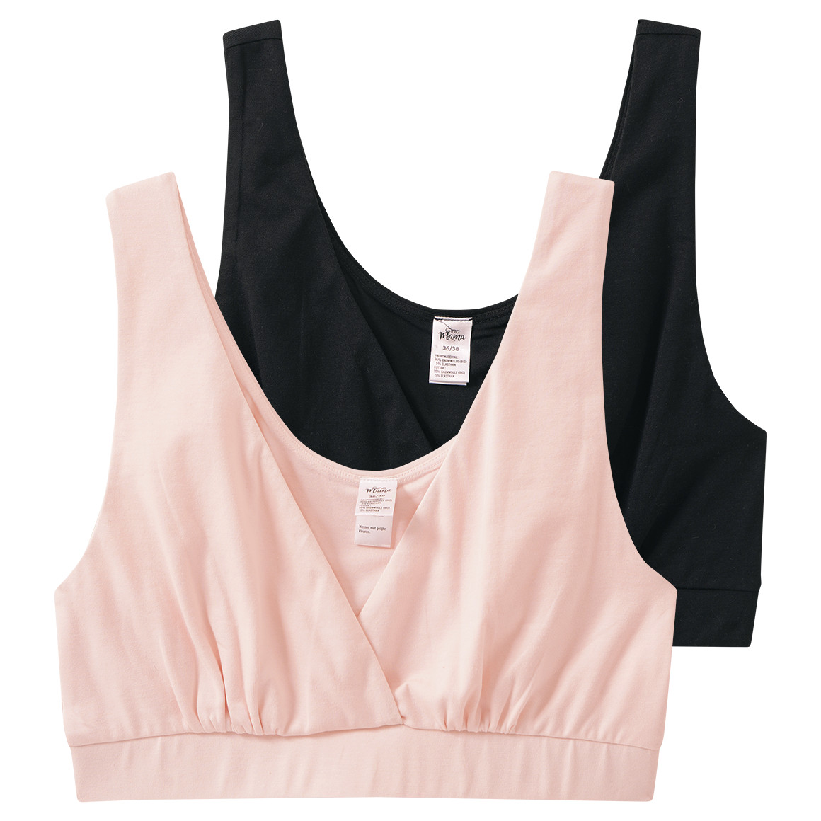 2 Damen Still-Bustiers in unifarben von Gina Benotti