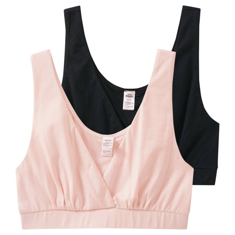 2 Damen Still-Bustiers in unifarben von Gina Benotti