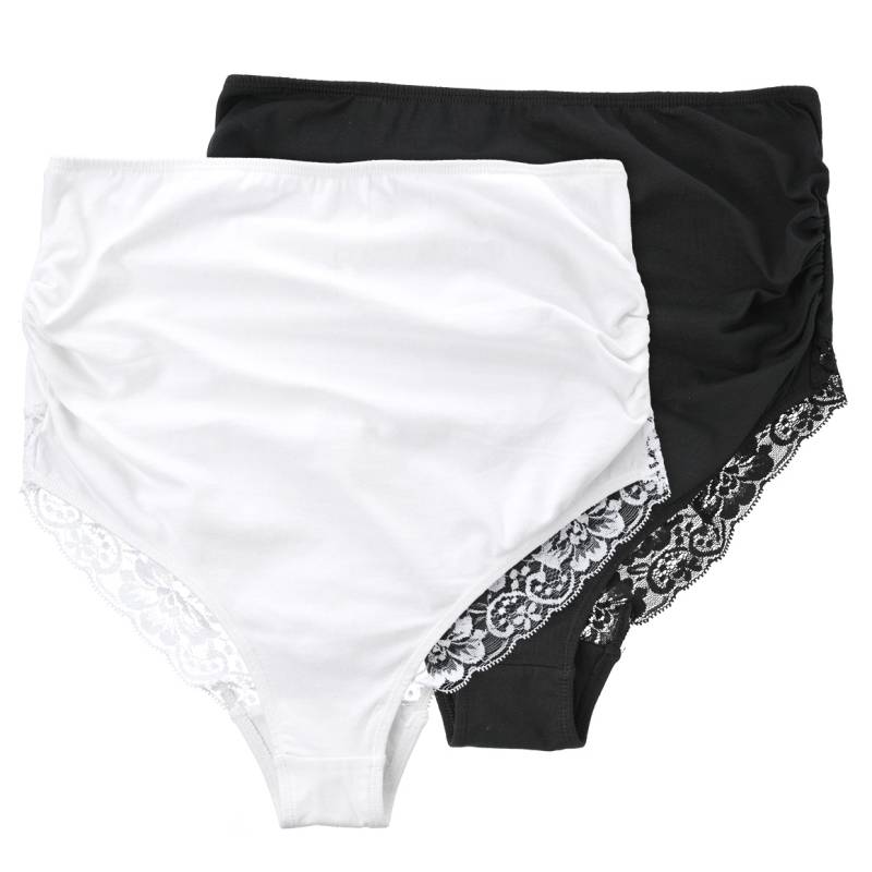 2 Damen Umstands-Slips mit Spitze von Gina Benotti