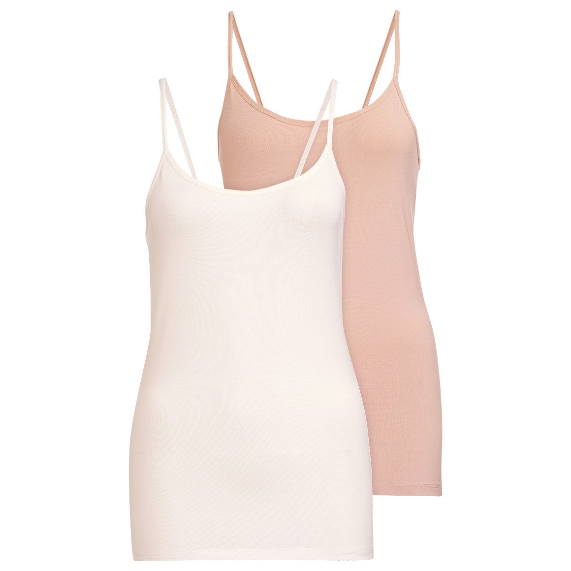 2 Damen Unterhemden mit Spaghettiträgern von Gina Benotti