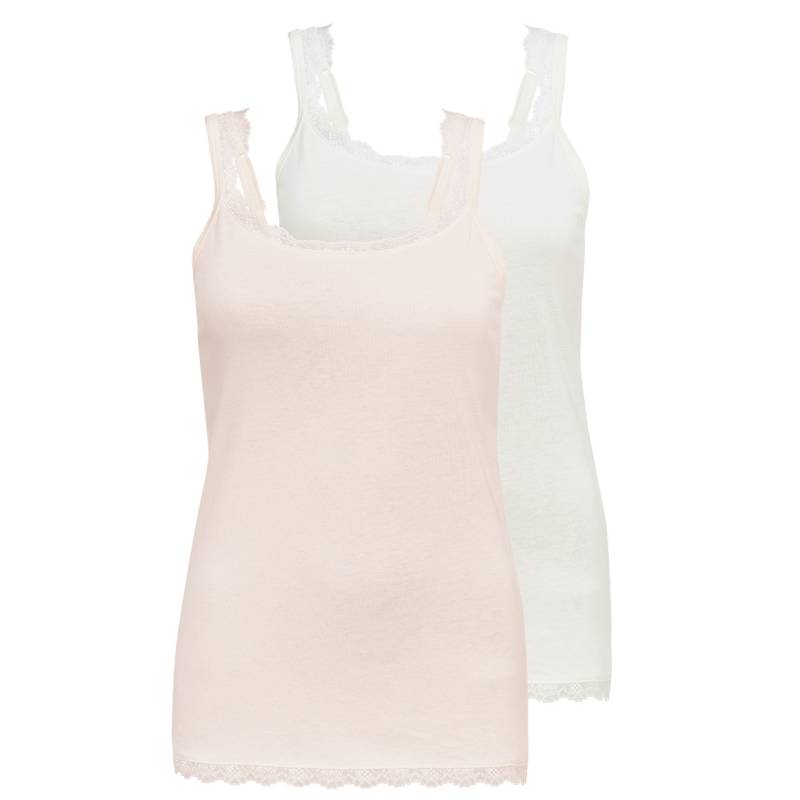 2 Damen Unterhemden mit Spitze 2 Damen Unterhemden mit Spitze von Gina Benotti