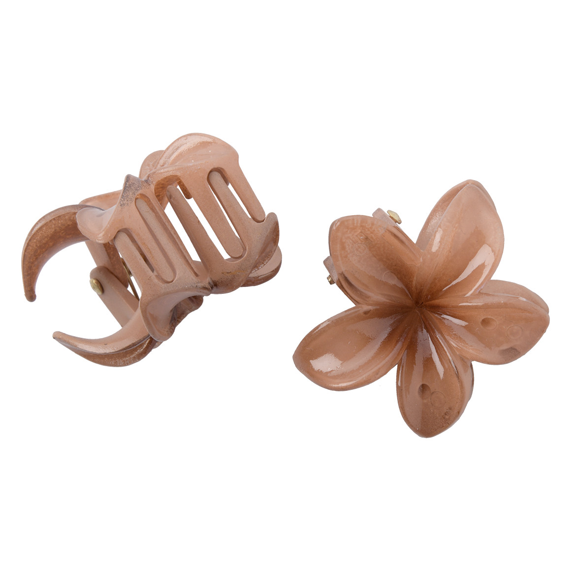 2 Haarklammern im Blüten-Design von Gina Benotti
