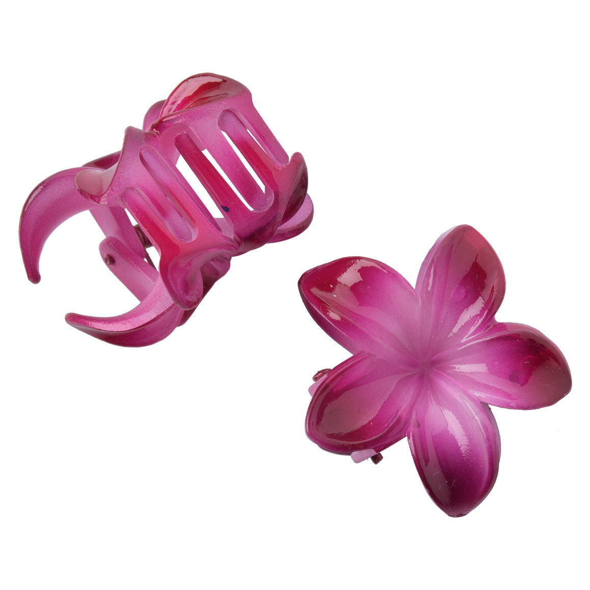 2 Haarklammern im Blüten-Design von Gina Benotti