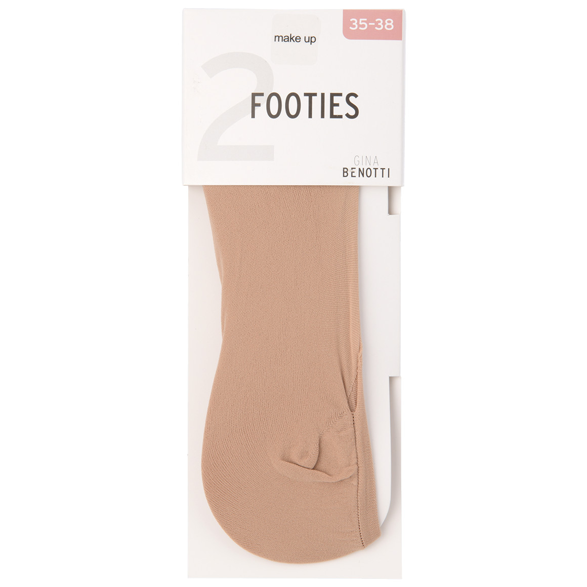 2 Paar Damen Ballerina-Füsslinge ohne Naht 2 Paar Damen Ballerina-Füsslinge ohne Naht von Gina Benotti