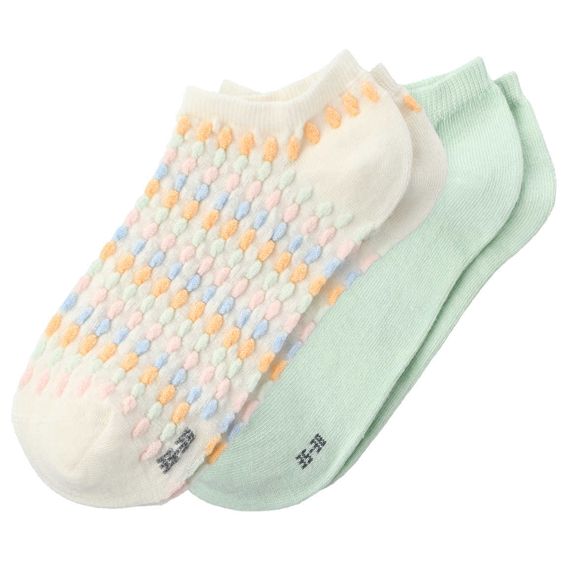 2 Paar Damen Sneaker-Socken im Set von Gina Benotti