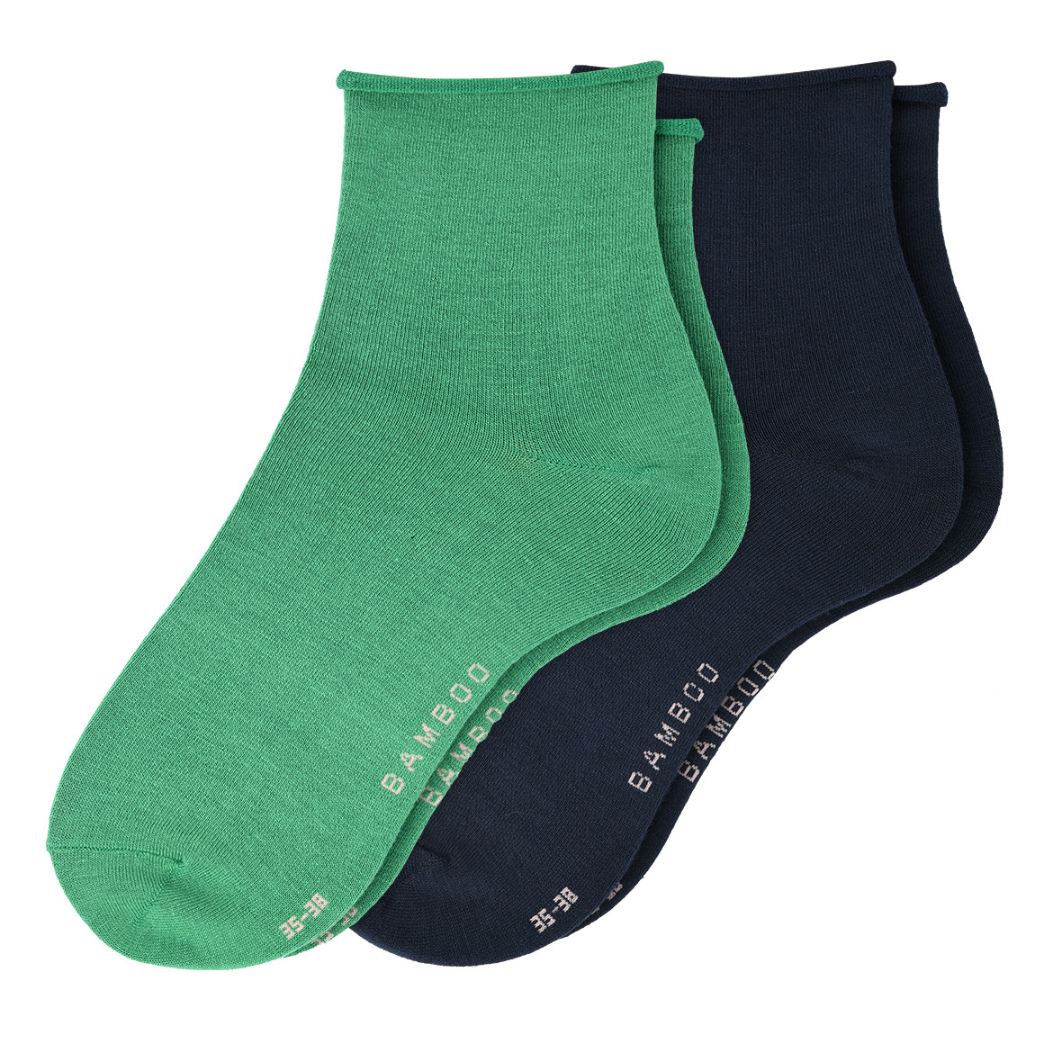 2 Paar Damen Socken mit Viskose von Gina Benotti
