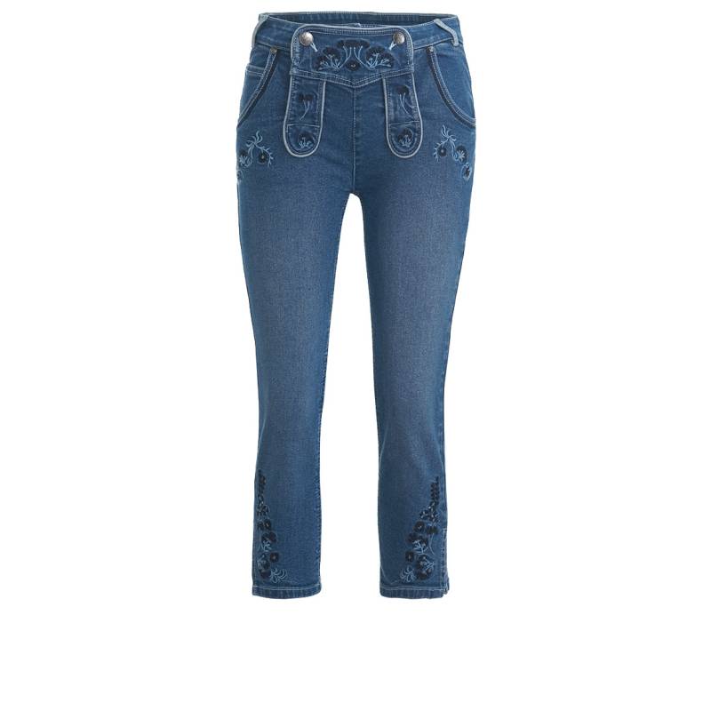 3/4 Damen Trachtenhose mit Stickereien von Gina Benotti