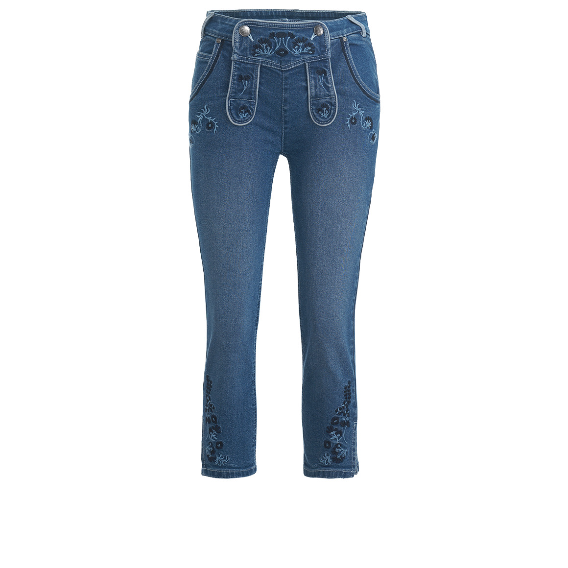 3/4 Damen Trachtenhose mit Stickereien 3/4 Damen Trachtenhose mit Stickereien von Gina Benotti