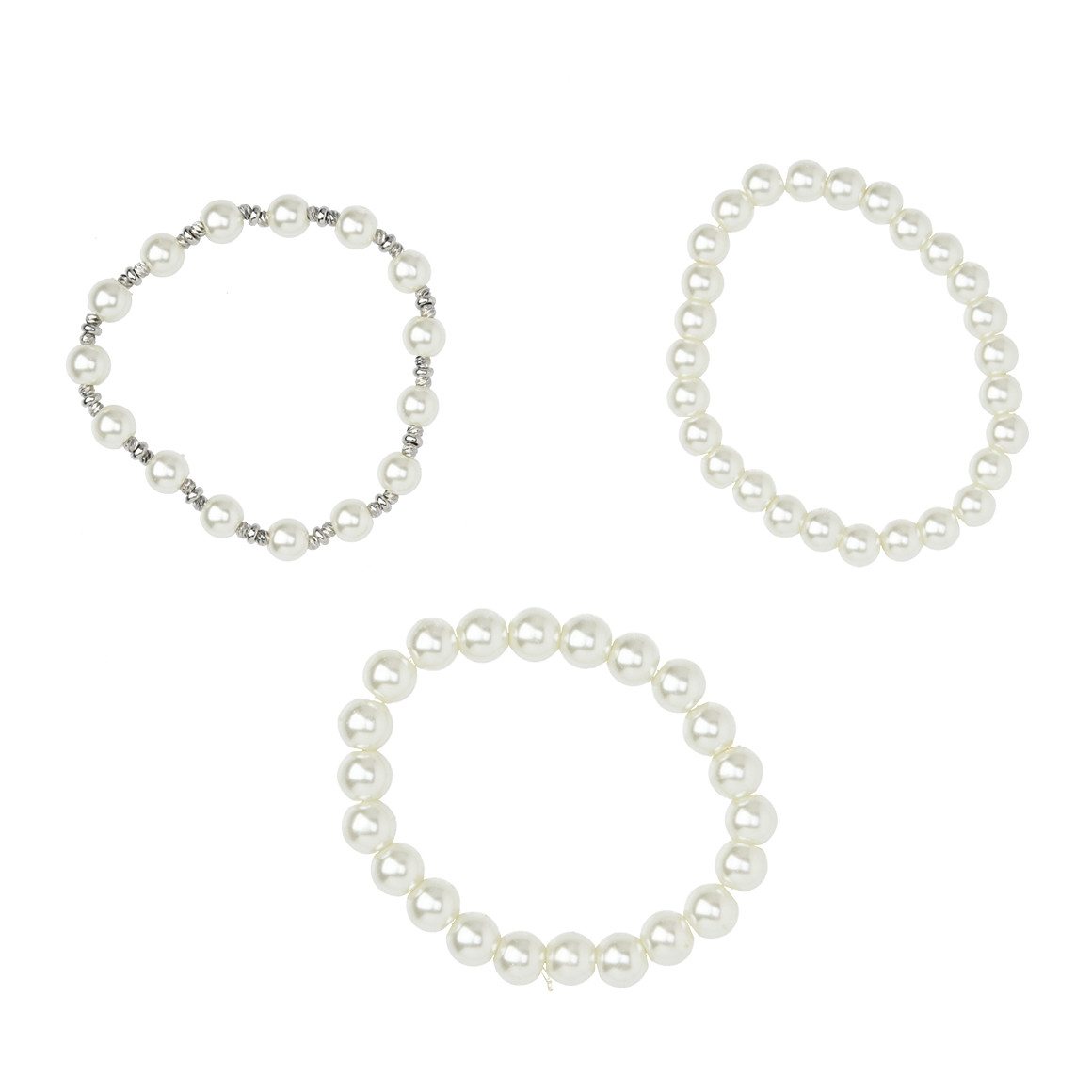 3 Damen Armbänder mit Perlen 3 Damen Armbänder mit Perlen von Gina Benotti