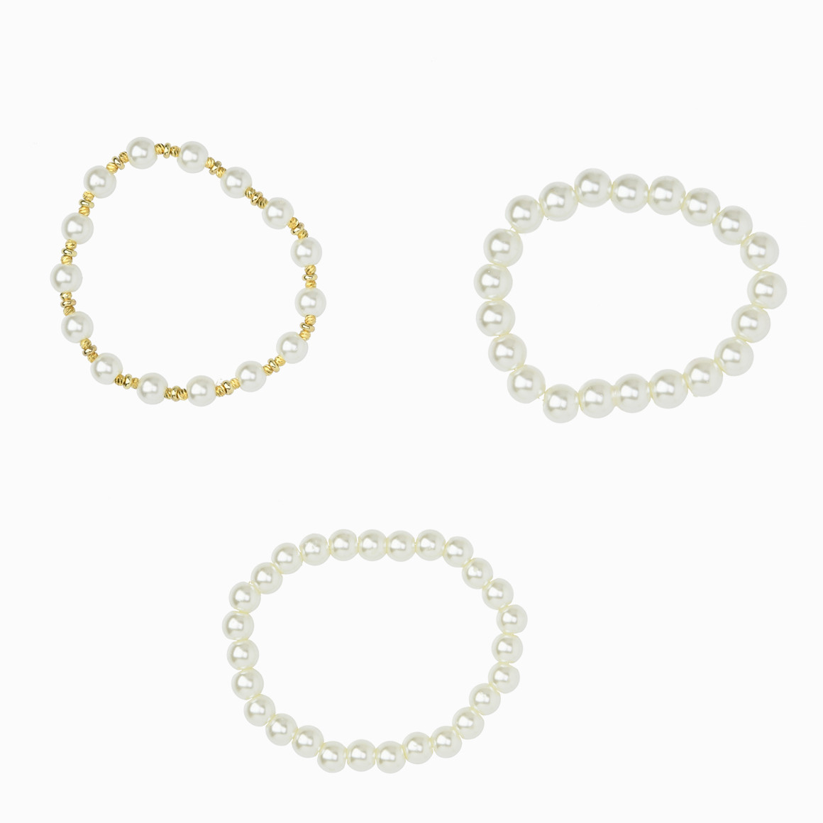 3 Damen Armbänder mit Perlen 3 Damen Armbänder mit Perlen von Gina Benotti