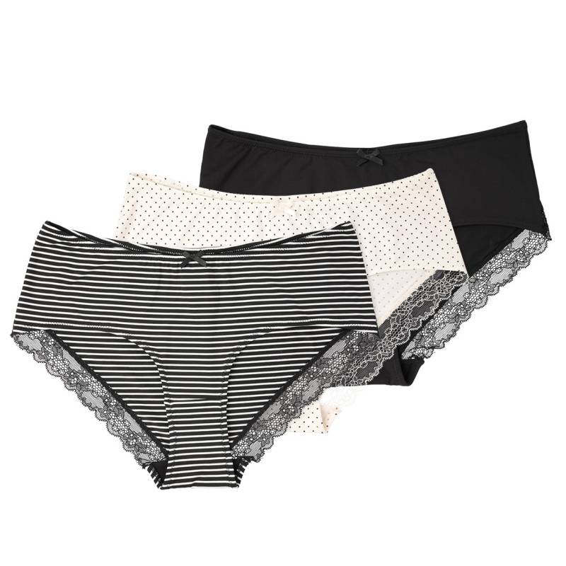 3 Damen Pantys aus Mikrofaser von Gina Benotti
