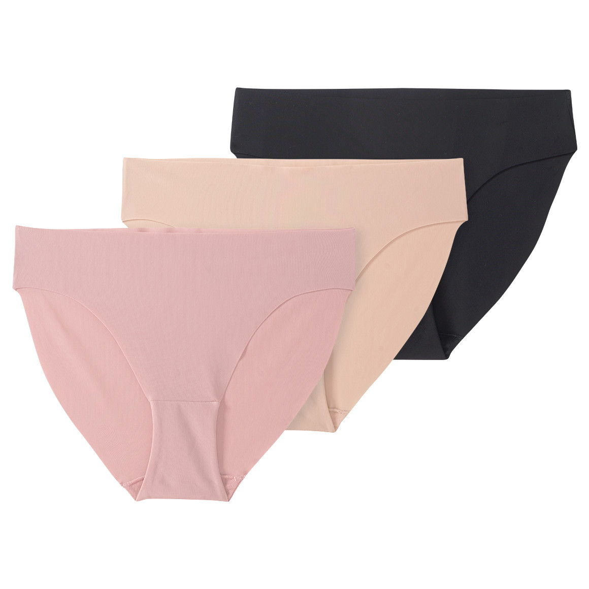 3 Damen Seamless-Slips im Set von Gina Benotti
