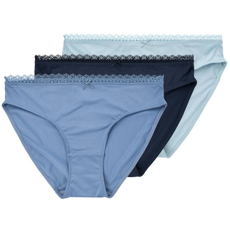 3 Damen Slips aus Mikrofaser von Gina Benotti