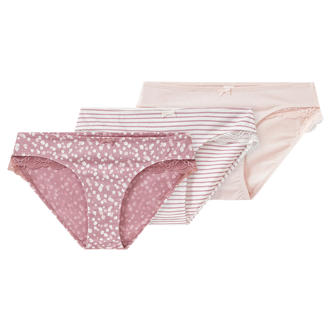 3 Damen Slips im Muster-Mix 3 Damen Slips im Muster-Mix von Gina Benotti