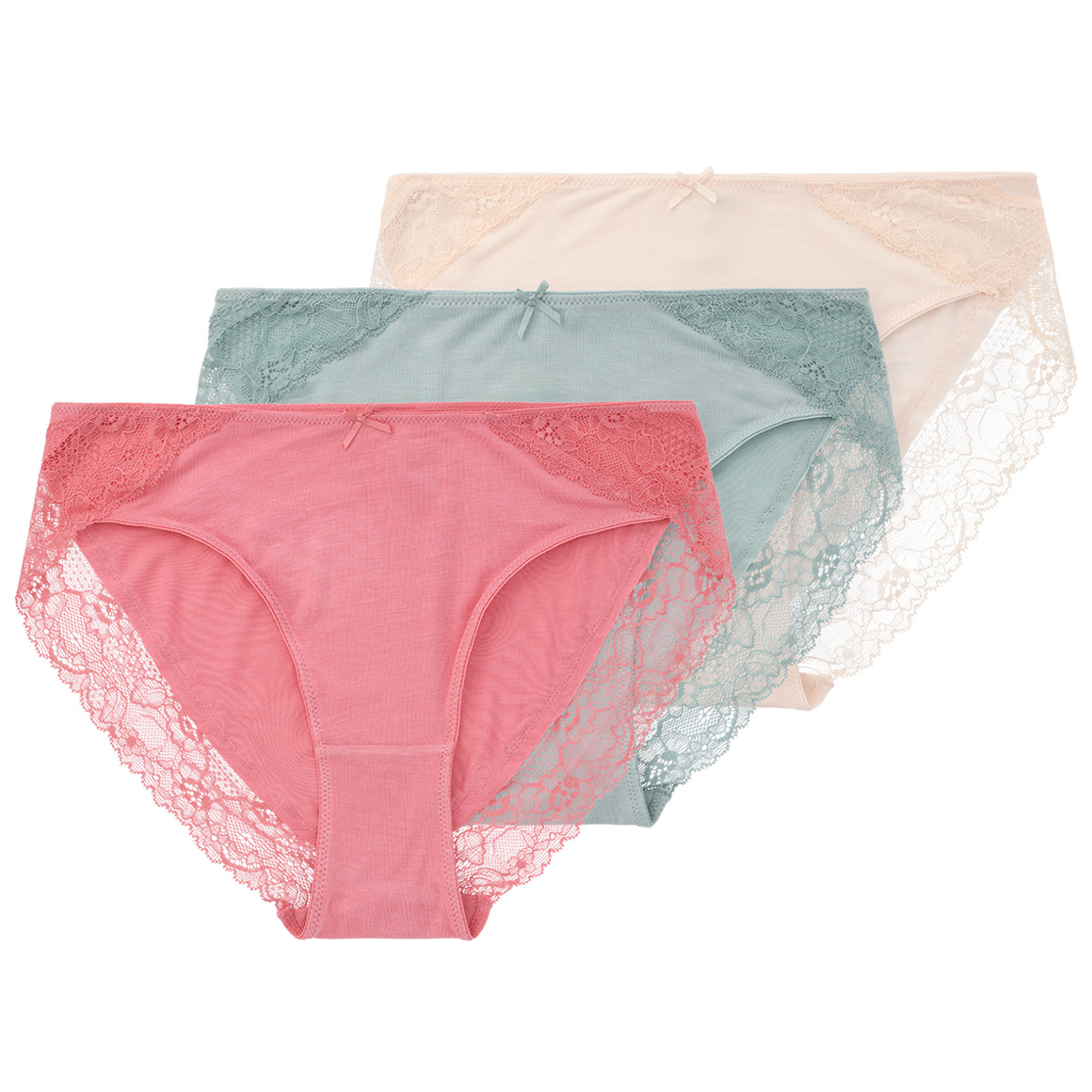 3 Damen Slips mit Spitze 3 Damen Slips mit Spitze von Gina Benotti