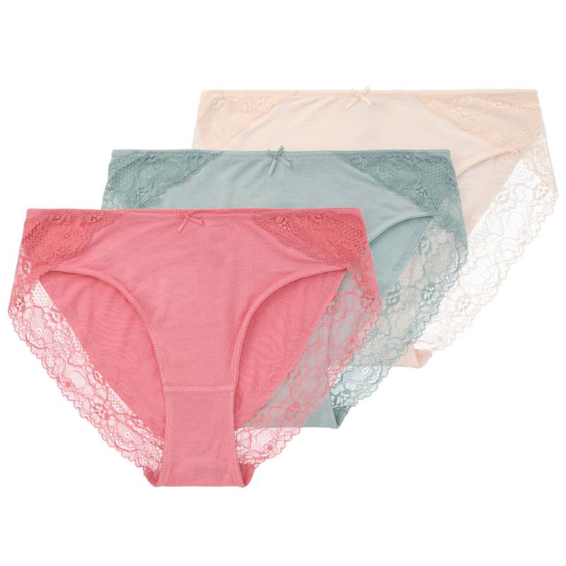 3 Damen Slips mit Spitze 3 Damen Slips mit Spitze von Gina Benotti