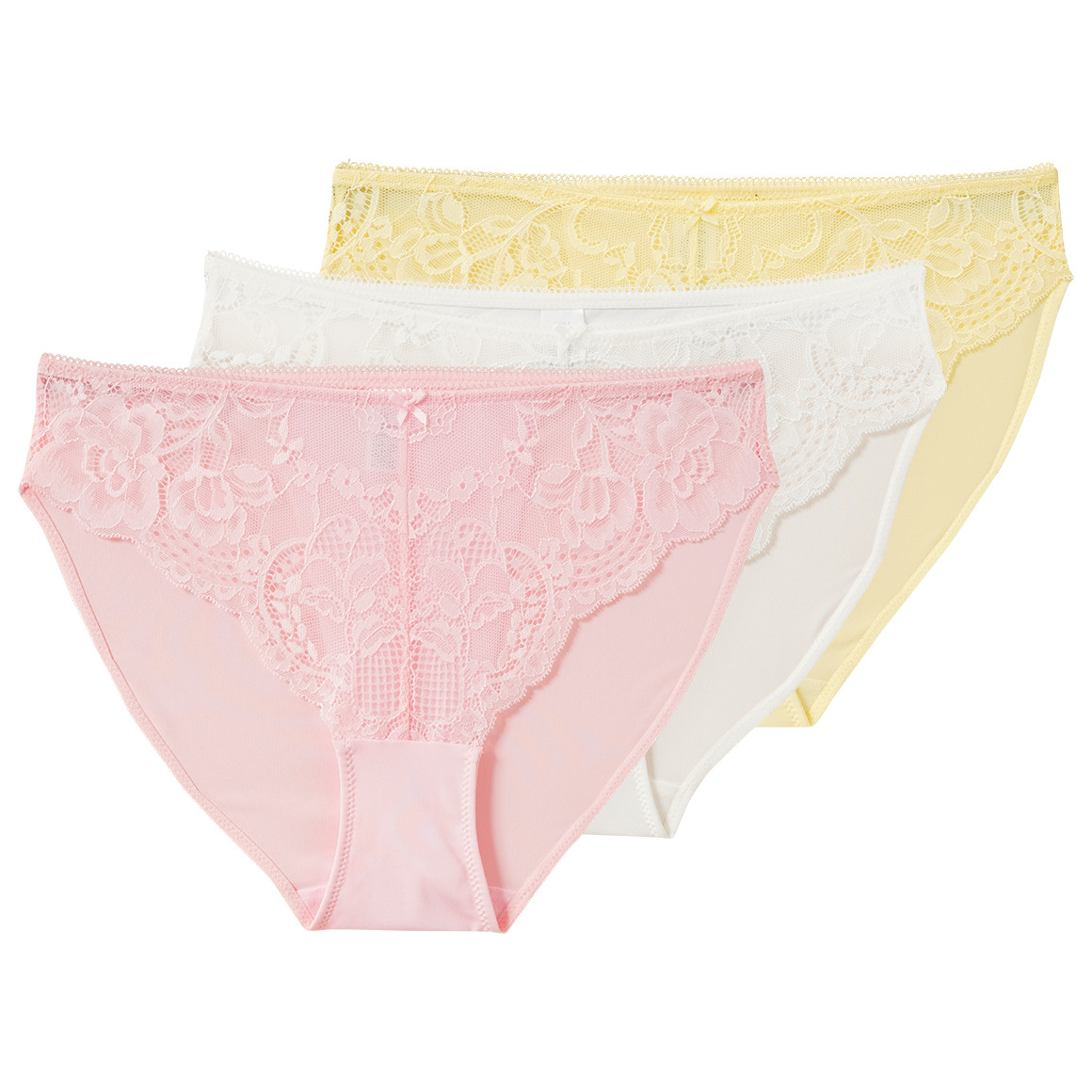3 Damen Slips mit Spitze 3 Damen Slips mit Spitze von Gina Benotti