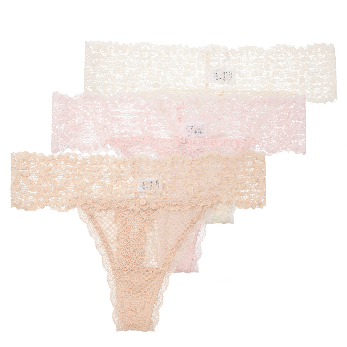 3 Damen Strings aus Spitze von Gina Benotti