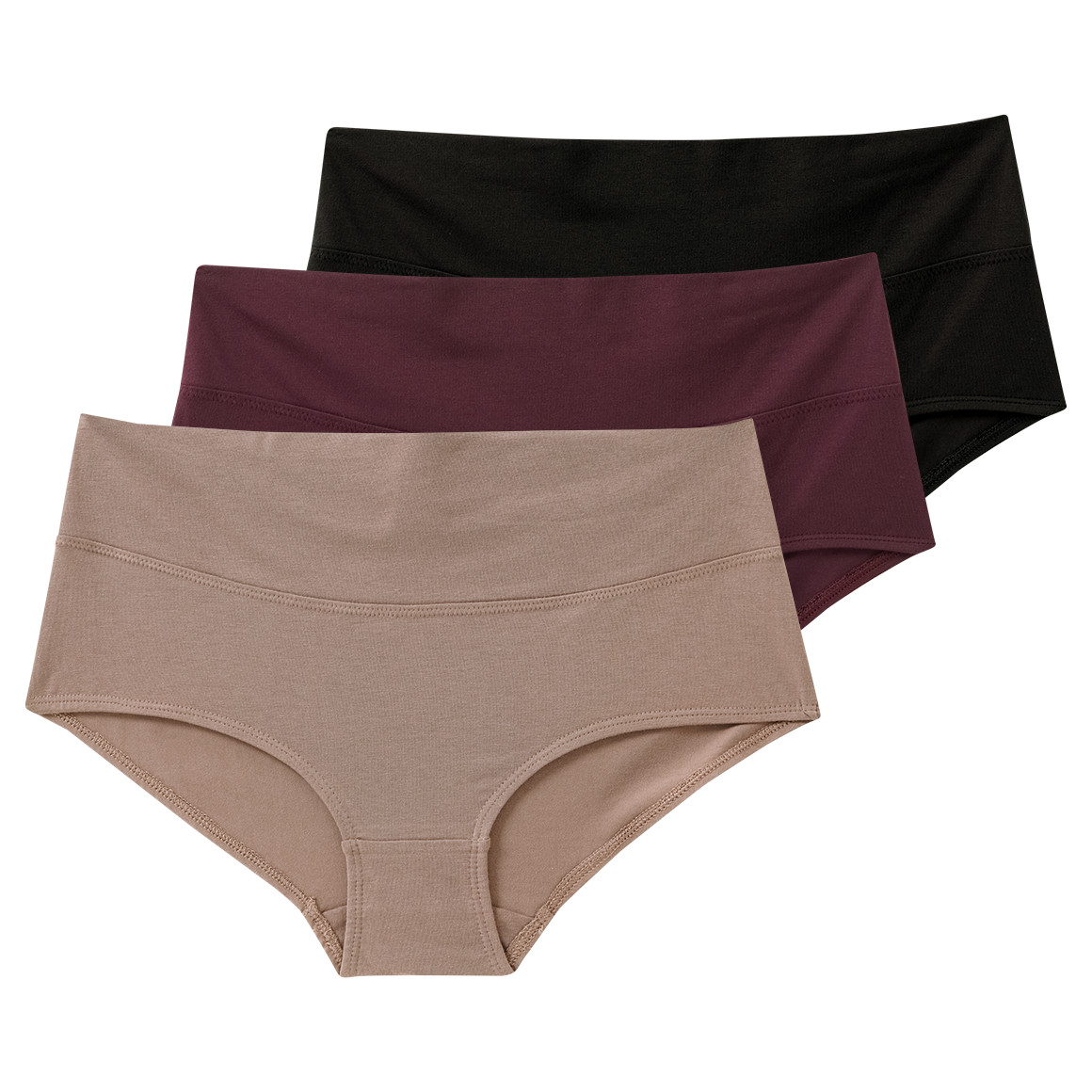 3 Damen Umstands-Slips aus Bio-Baumwolle 3 Damen Umstands-Slips aus Bio-Baumwolle von Gina Benotti