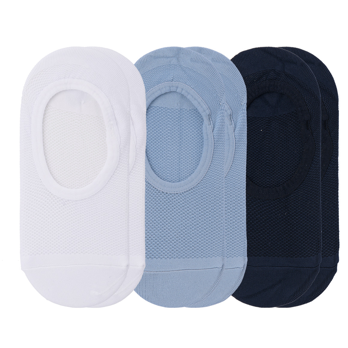 3 Paar Damen Füsslinge in Mesh-Qualität 3 Paar Damen Füsslinge in Mesh-Qualität von Gina Benotti