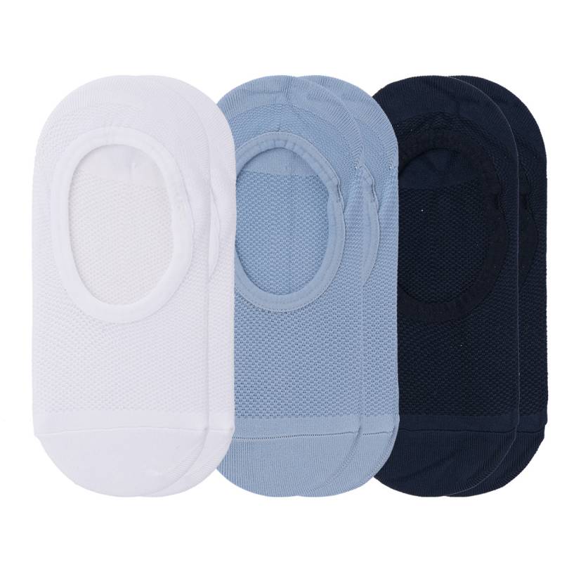 3 Paar Damen Füsslinge in Mesh-Qualität von Gina Benotti