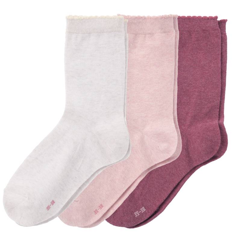 3 Paar Damen Socken in verschiedenen Farben von Gina Benotti