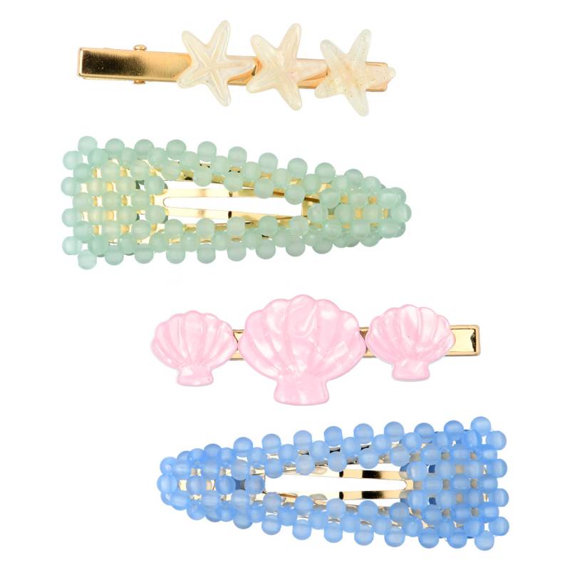 4 Haarspangen  in verschiedenen Designs von Gina Benotti