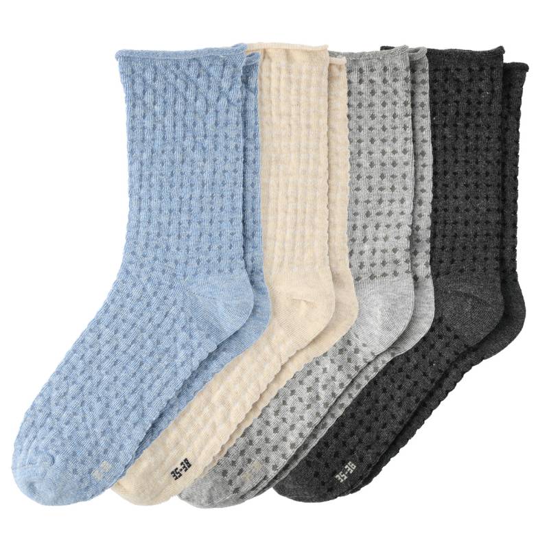 4 Paar Damen Socken mit dezentem Muster 4 Paar Damen Socken mit dezentem Muster von Gina Benotti