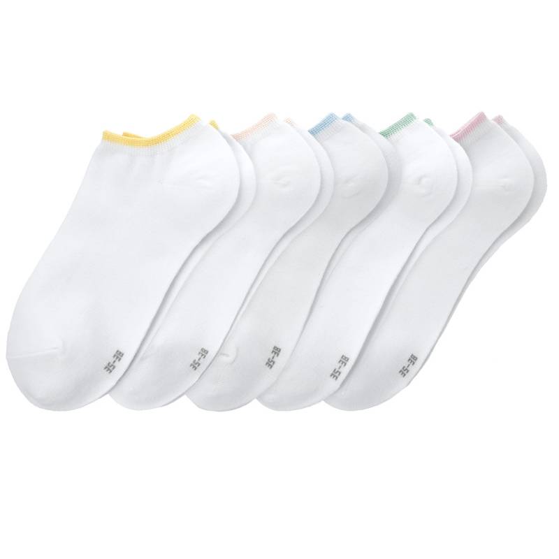 5 Paar Damen Sneaker-Socken mit Effektgarn von Gina Benotti