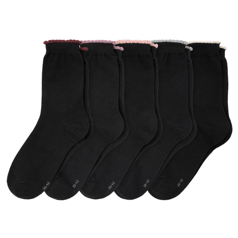 5 Paar Damen Socken mit Glitzergarn 5 Paar Damen Socken mit Glitzergarn von Gina Benotti