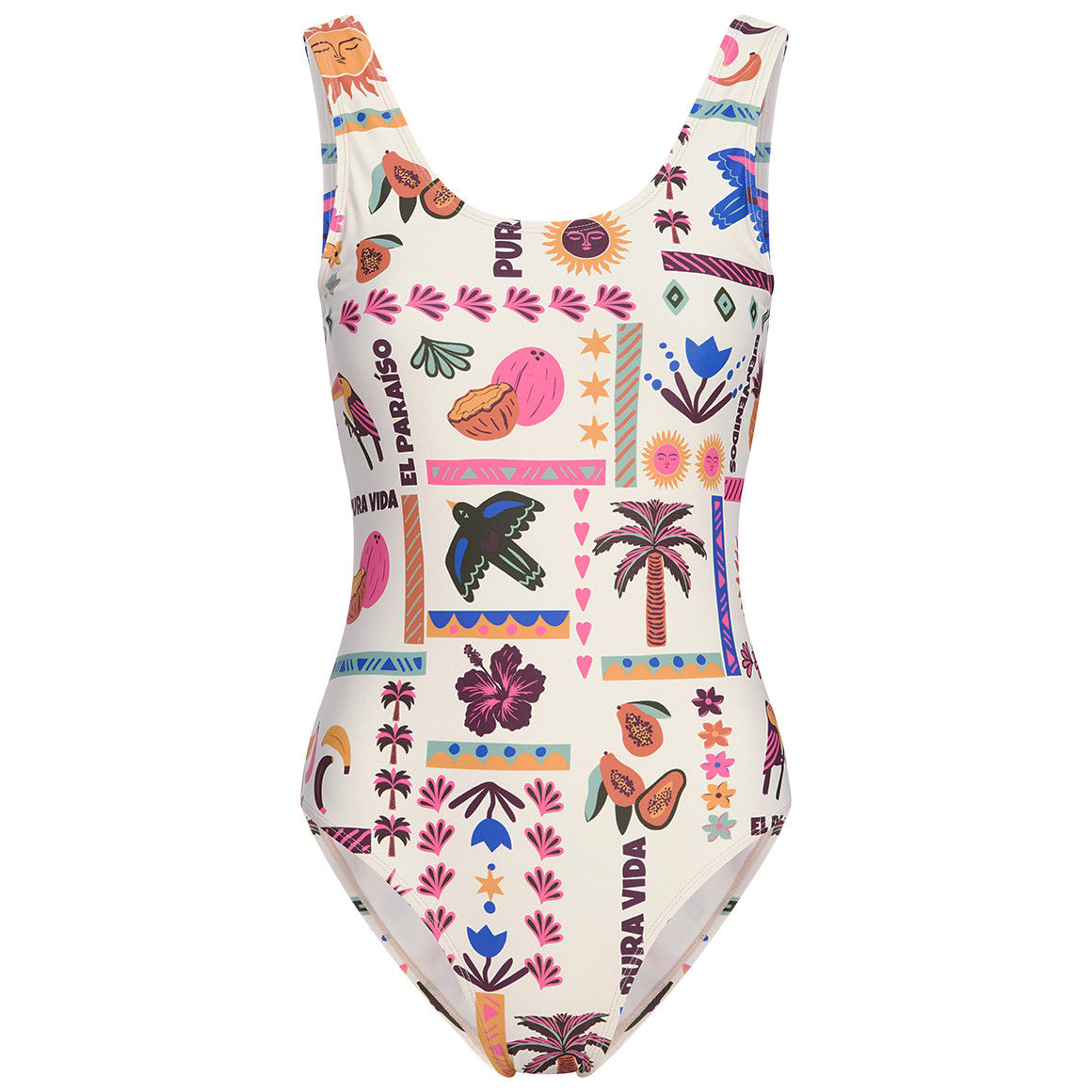 Damen Badeanzug mit Allover-Print Damen Badeanzug mit Allover-Print von Gina Benotti